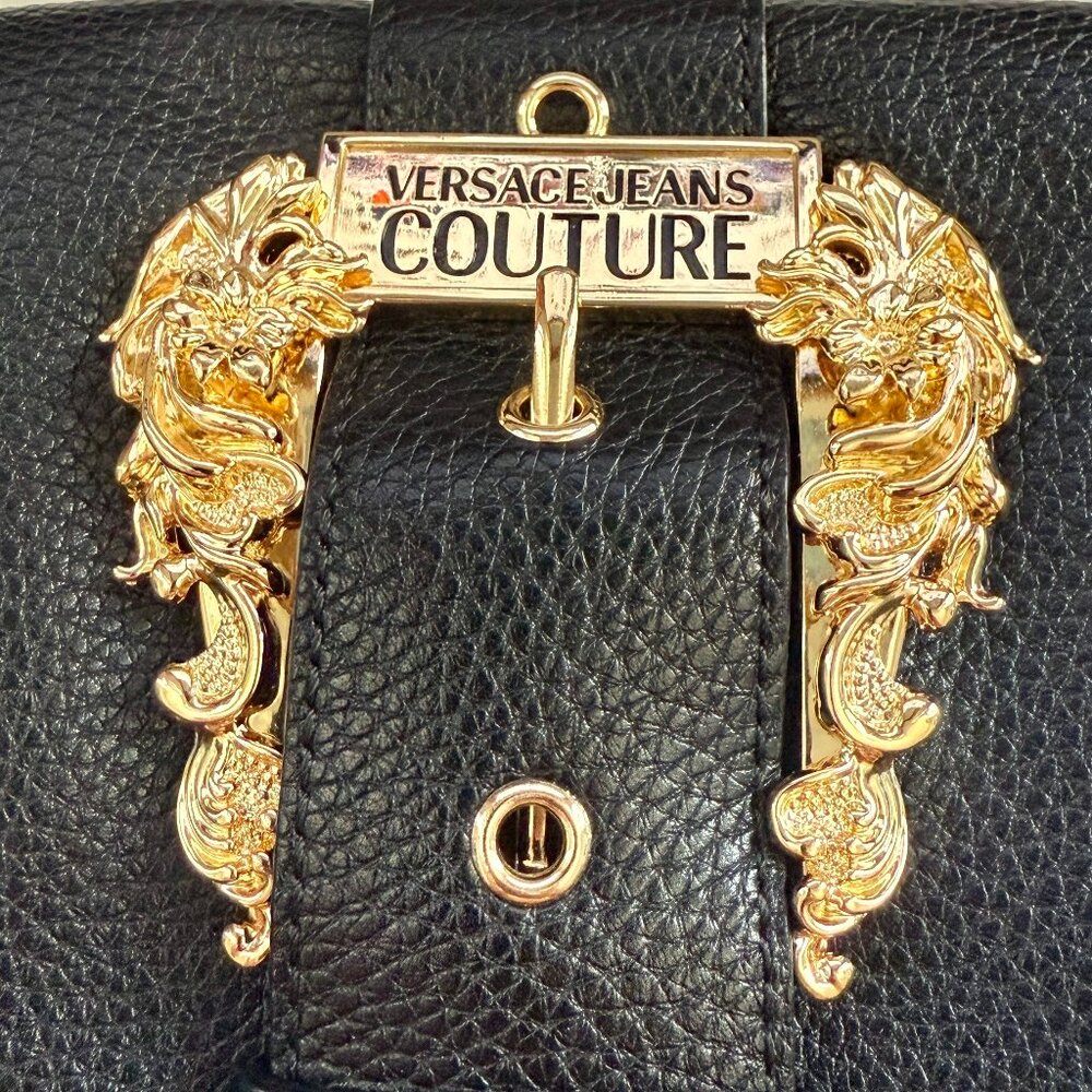 Versace Jeans Couture Black Mini Couture Crossbody Bag - Picture 3 of 8